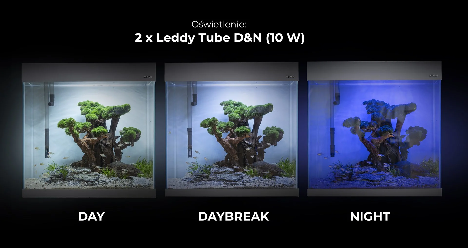 AquaEl Aquarium Optiset 130 Black 2.0
